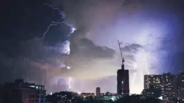 Ilustrasi cuaca buruk.