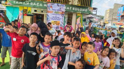 PNM Peduli Hidupkan Literasi Anak di TBM Kolong Ciputat