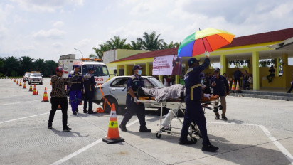 Tingkatkan Kompetensi, Petugas Layanan Jalan Tol Medan – Binjai Latihan Safety Driving & Simulasi Penanganan 