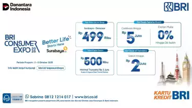 Nikmati Promo Cashback & Tiket Murah di Travel Fair BRI Surabaya