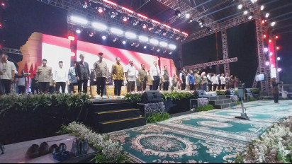 Kemeriahan Puncak Peringatan PRB 2025 di Mojokerto, Bertema "Dari Bumi Majapahit Untuk Nusantara"