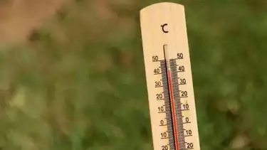 Ilustrasi suhu panas