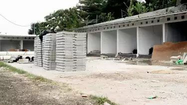 Lahan Relokasi Pasar Barito di Lenteng Agung Masih Tahap Pembangunan, Sekitar 100 Kios Sudah Dibangun