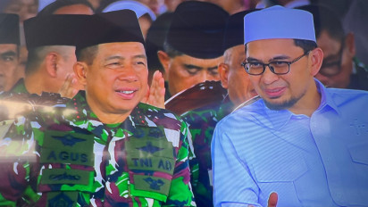 Doa Bersama Jelang HUT ke-80 TNI, Ustaz Adi Hidayat Minta Pimpinan Jangan Sampai Ada Prajurit Kelaparan-Tidak Sejahtera