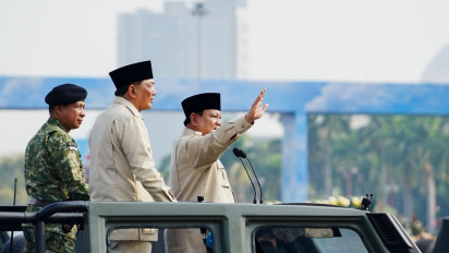 Prabowo: TNI Timbul dan Tenggelam Bersama Rakyat Indonesia
