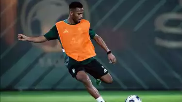 Pemain Arab Saudi, Ayman Yahya.