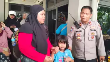 HUT TNI di Monas, Banyak Anak-Anak Terpisah dari Orang Tua