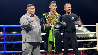 Semarak HUT ke 80 TNI, AWMI Gelar Perebutan Sabuk Perdana, Cetak Atlet Muaythai Menuju Kancah Dunia