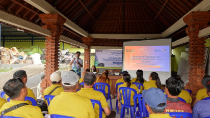 BRI Peduli Beri Pelatihan Diversifikasi dan Penguatan Mutu Produk Pupuk Kompos Untuk Atasi Masalah Sampah di Bali