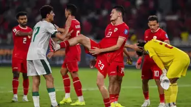 Pemain Timnas Indonesia dan Timnas Irak di Kualifikasi Piala Dunia 2026