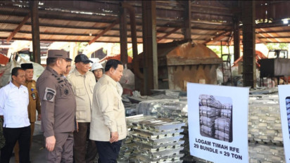 Prabowo Sebut Aset Negara Hasil Rampasan Tambang Ilegal yang Diserahkan ke PT Timah Capai Rp7 Triliun