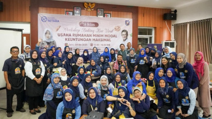 Upaya Buka Lapangan Pekerjaan, Ibu-ibu di Bogor Ikut Pelatihan Pengembangan UMKM
