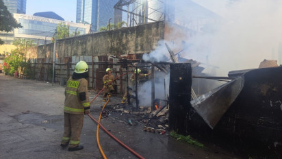 Rumah Kontrakan Kebakaran di Kuningan Jaksel, Diduga Akibat Kebocoran Tabung Gas