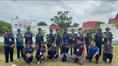 Wujudkan Kepedulian Sosial, Karang Taruna Kalteng Tanam 1.000 Pohon dan Bagikan 1.000 Paket Sembako murah di BBKT 2025