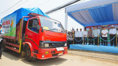 Tanam Serentak, 1.268 Ton Jagung Dilepas Polri untuk Bulog