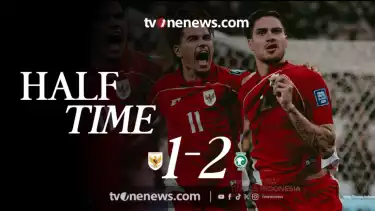 Hasil Pertandingan Timnas Indonesia vs Arab Saudi di babak pertama