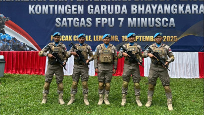 Lima Personel Polda Banten Dikirim ke Afrika Tengah untuk Misi Perdamaian