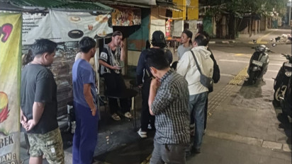 Warkop di Tanah Abang Diduga Diserang 15 Gangster, 2 Karyawan Luka dan Uang Hasil Dagang Rp2 Juta Raib