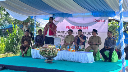 Dukung Pertanian Berkelanjutan, Pembangunan Fasilitas Saluran Irigasi di Desa Segara Katon Lombok Utara Selesai