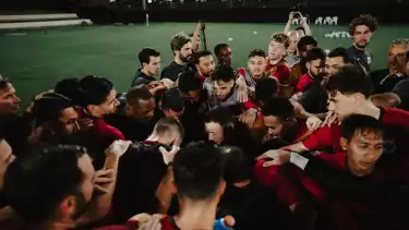 Patrick Kluivert dan skuad Timnas Indonesia