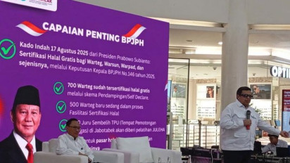 Kado Presiden Prabowo Sejuta Sertifikat Halal Gratis, Babe Haikal Minta Warteg Manfaatkan 160 Ribu Kuota Tersedia