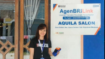 Di Tengah Keterbatasan, Perempuan Ini Hadirkan Layanan Keuangan AgenBRILink di Kepulauan Mentawai