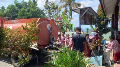 Krisis Air Bersih, BPBD Kulon Progo Lakukan Dropping Air ke Tiga Kapanewon Terdampak Kekeringan