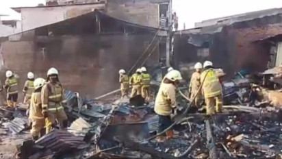 Kerugian Kebakaran Lapak Barang Bekas di Duren Sawit Jaktim Capai Rp80 Juta