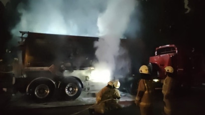 Truk Tangki BBM di SPBU Kemanggisan Jakarta Barat Kebakaran, Satu Pegawai Luka-Luka