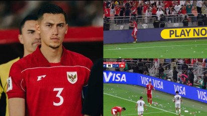Viral Aksi Berkelas Jay Idzes saat Suporter Timnas Indonesia Lempar Botol di Laga Lawan Irak, Fans Garuda: Dia Tak Pantas…