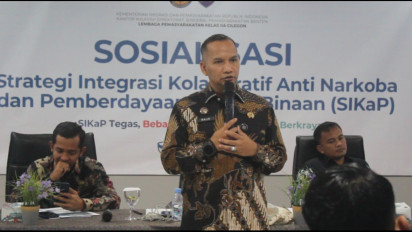 Merajut Harapan, Menolak Narkoba: Lapas Kelas IIA Cilegon Gelar Sosialisasi Strategi Integrasi Kolaboratif Anti Narkoba dan Pemberdayaan Warga Binaan