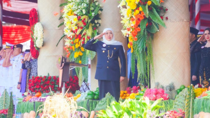 Hari Jadi ke-80 Provinsi Jawa Timur, Gubernur Khofifah Ajak Masyarakat Perkuat Semangat “JATIM BISA”, Wujudkan Jatim Tangguh Terus Bertumbuh