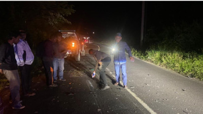 Truk Colt Diesel Hantam Pengendara Motor di Taput, 3 Kakak Beradik Tewas 