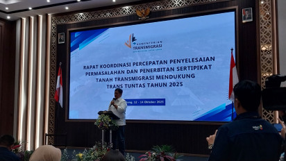 Kementerian Transmigrasi Targetkan 13.751 Sertifikat Hak Milik Rampung Tahun Ini