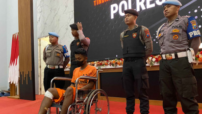 Satreskrim Polres Blitar Tembak Pelaku Begal, Pelaku Dikenal Sadis Saat Beraksi