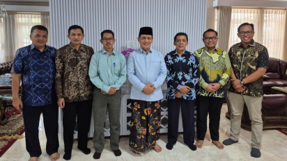 Wamenag Beri Pesan Menohok ke Rombongan UMS: Terus Berkomitmen Memajukan Kualitas Pendidikan Islam