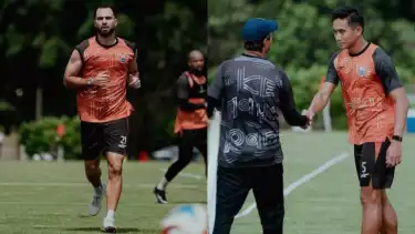 Jordi Amat dan Rizky Ridho gabung latihan Persija Jakarta usai membela Timnas Indonesia