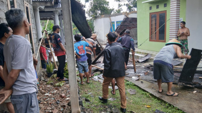 Angin Puting Beliung Terjang Pemalang, 9 Rumah Warga Rusak