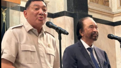 Ketum NasDem Surya Paloh Akui Dapatkan "Vitamin" Setelah Bertemu Menhan Sjafrie, Ternyata Ini Vitamin yang Dimaksud