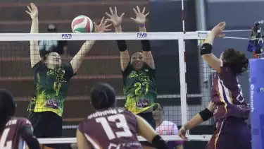 Rajawali O2C vs Bank Jatim di final four Livoli Divisi Utama 2025.