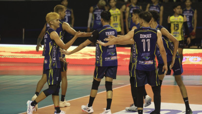 Hasil Final Four Livoli Divisi Utama 2025 Putra, 15 Oktober: Kalah Lagi, Peluang Indomaret ke Partai Puncak Tertutup