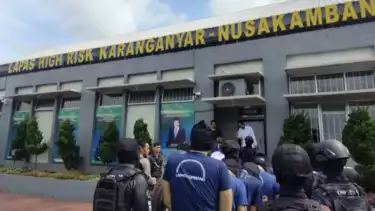 Ammar Zoni dipindah ke Nusakambangan, Kamis (16/10/2025)