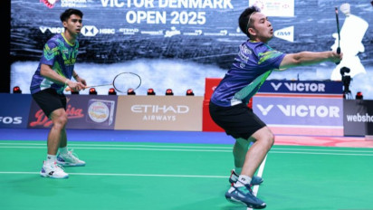 Tak Mampu Atasi Perlawanan Pasangan China, Langkah Sabar/Reza Terhenti di Babak 16 Besar Denmark Open 2025