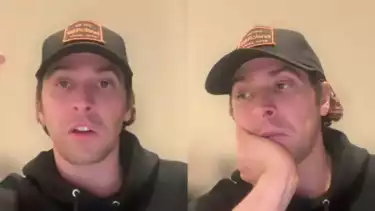 Alex Dugan, vokalis band Culture Wars saat melakukan wawancara daring bersama tvOnenews.com pada Rabu (8/10/2025).