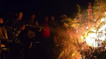 Kebakaran Lahan di Kawasan Gunung Rinjani Capai 10 Hektare, Sejumlah Vegetasi Terbakar