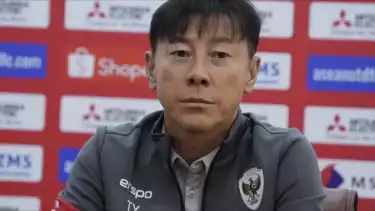 Shin Tae-yong saat melatih Timnas Indonesia