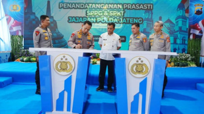 Optimalkan Pelayanan Publik, Kapolri Resmikan 35 SPKT Polres Jajaran Polda Jawa Tengah
