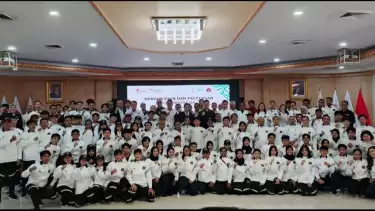 Pengukuhan dan Pelepasan Kontingen Indonesia pada The 3rd Asian Youth Games Bahrain 2025