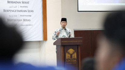 Beri Kuliah Umum di UNIDA Gontor, Ibas Ingatkan Mahasiswa Jangan Pernah Berhenti Belajar