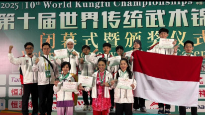 Krisdayanti Bawa Medali Perak di Kejuaraan Dunia Wushu China 2025